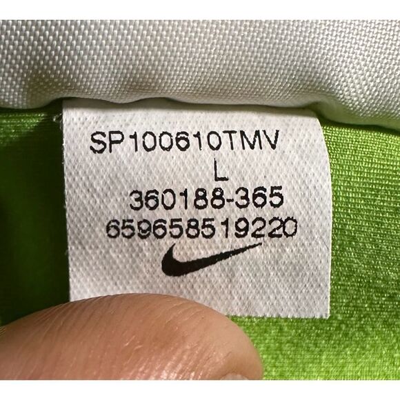 Nike Golf Standard Dri Fit Green Diamond Polo Shirt Mens Large Dri-Fit - Picture 7 of 8